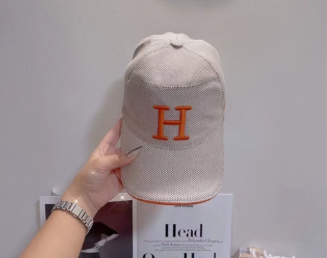 母网红明星棒球帽子经典马车H刺绣款鸭舌帽男...