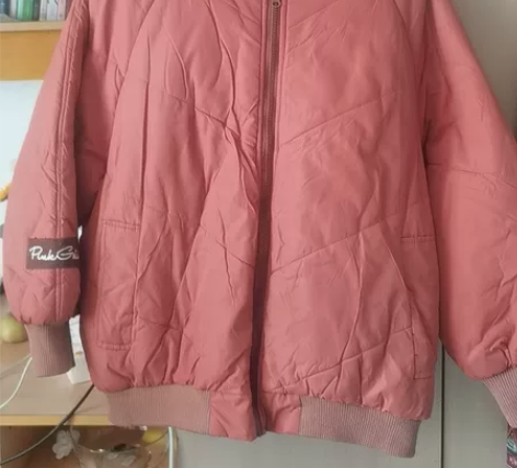 橘红色棒球棉服 不跑棉 南方过冬没问题!轻...
