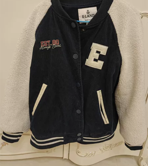 Eland棒球棉服外套 藏蓝色，L码，去年...