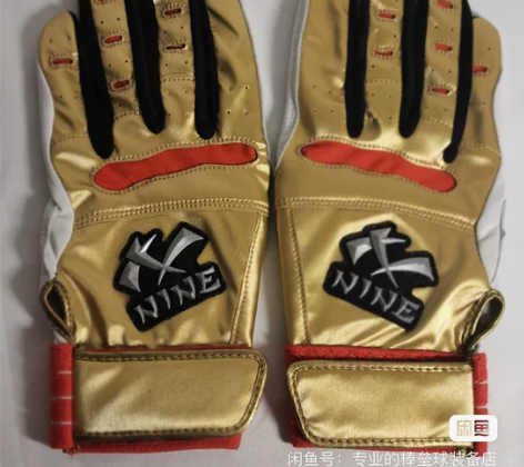 棒球打击手套，击球手套。全新。 金色m适合...