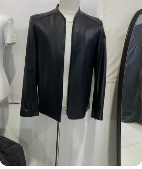 全新瑕疵处理，头层绵羊皮男装休闲外套 一件...