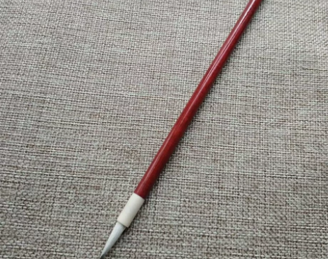 紫羊兼毫勾线毛笔工笔画瘦金体弹性好不开叉初...