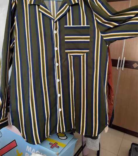 男士长袖衬衫L码，不退换 感兴趣的话点“我...