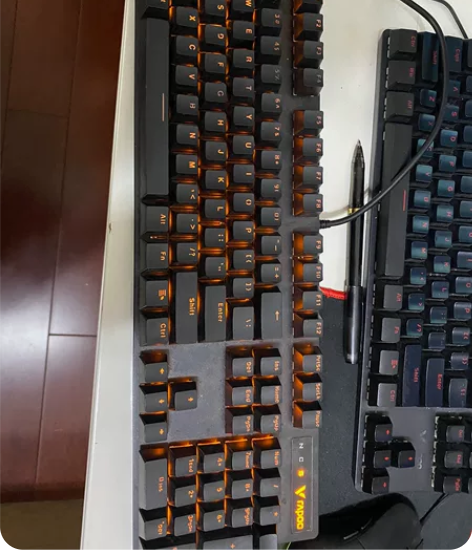 ?雷柏(Rapoo) V500PRO 机械...