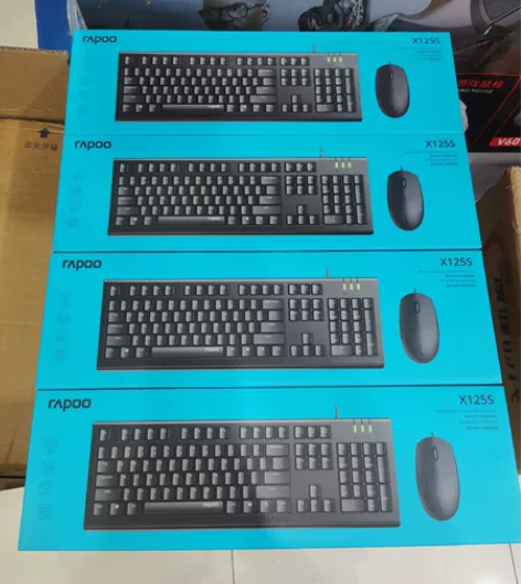 特价清仓，全新雷柏有线办公套装，雷柏X12...