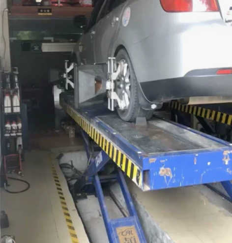 一台长安铃木 #花都专业四轮定位 很多网友...