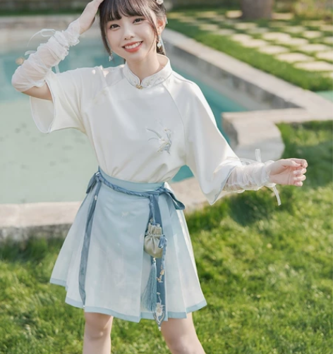 【代拍】十三余小豆蔻儿-凝素-蓝溪镇联名款...