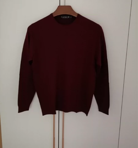 M码全新的PLAYBOY/花花公子羊毛衫薄...