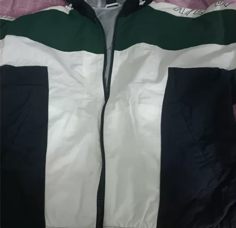 特步运动外套男女秋季新款防风梭织连帽夹克字...