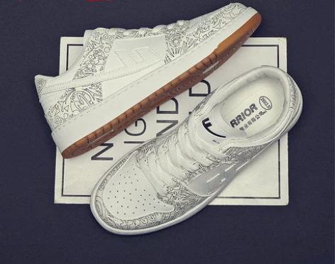 回力男鞋2023夏季新款小白鞋男平底韩版拼...