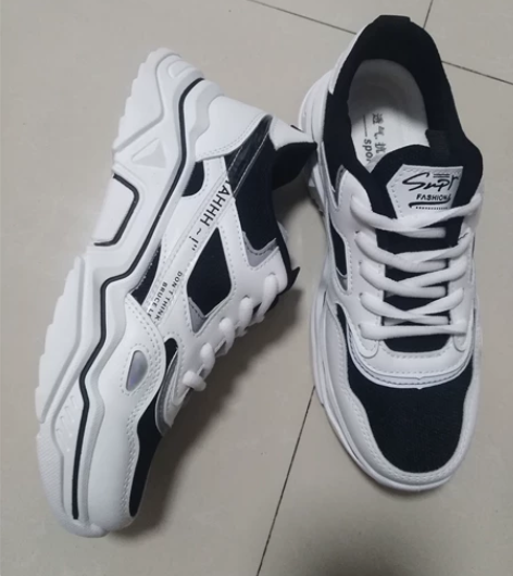 春秋透气休闲运动潮鞋老爹鞋百搭小白鞋青少年...