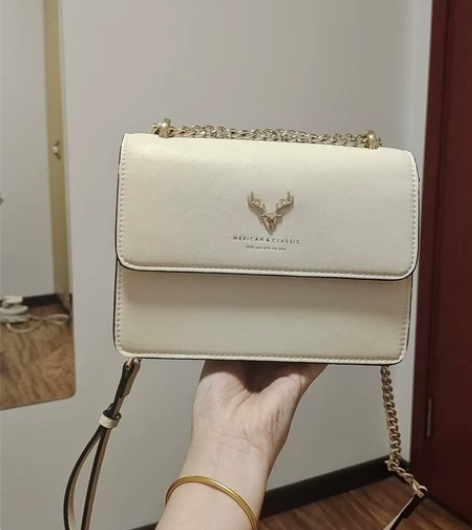 稻草人（升级牛皮材质）包包女包单肩包百搭时...