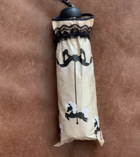 全新天堂伞！旋转木马蕾丝公主伞！拍照利器！...