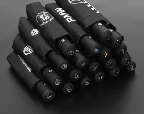 奔驰宝马奥迪4S专用加大汽车雨伞全自动黑胶...