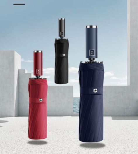 处理价 12骨雨伞全自动男女折叠大号晴雨两...