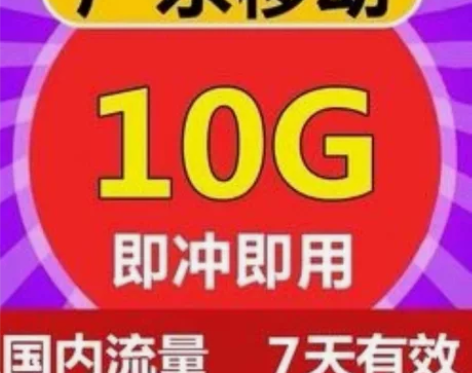 广东移动流量10G7天包 广东移动流量充值...