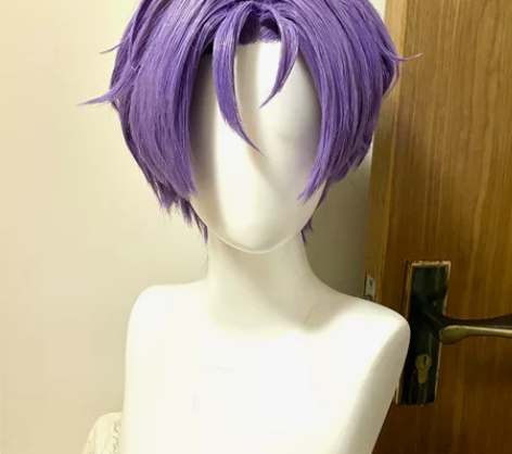 新世界狂欢 玖夜 cos 假发造型 不包毛...