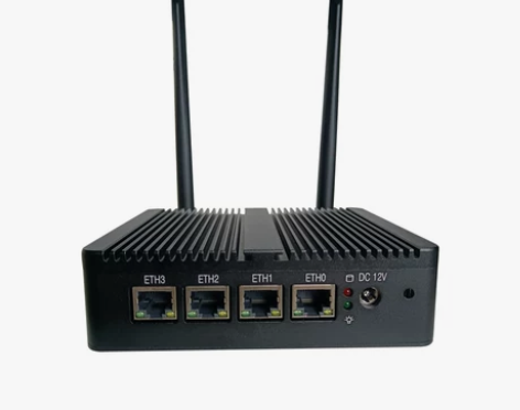 1200兆速度4口j4125软路由无线wi...