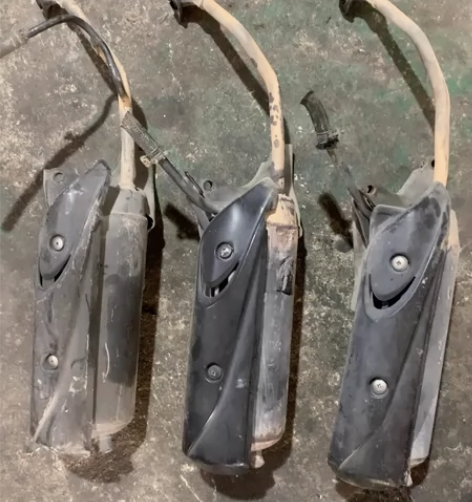 五羊本田125c佳颖排气管国2、保证没烂....