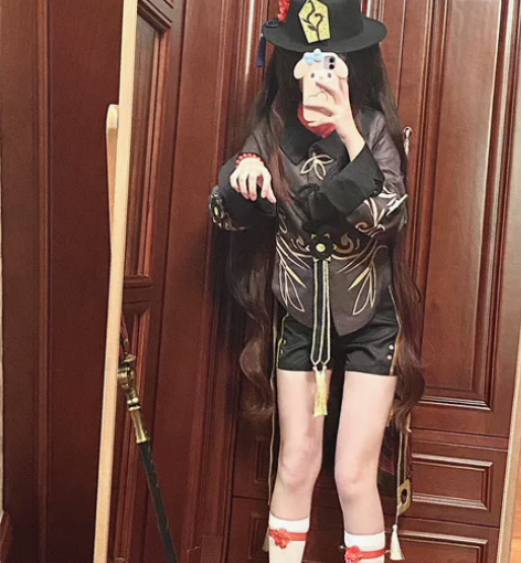 原神胡桃cos  s三町目 大全套 除鞋子...