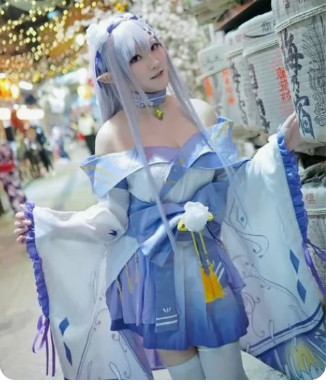 【预售可租】三分妄想艾米莉亚和服祭典鬼面祭...