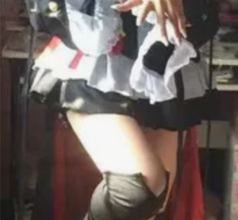 超还原自缝自改克鲁鲁cos服 因为有手工改...