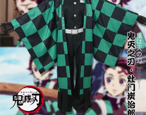 【漫喵社】鬼灭之刃cos服灶门炭治郎cos...