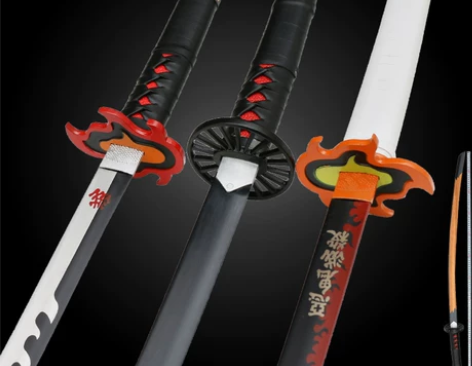 灭之我妻鬼刃日轮刀炼狱炎柱善逸炭治郎富冈木...