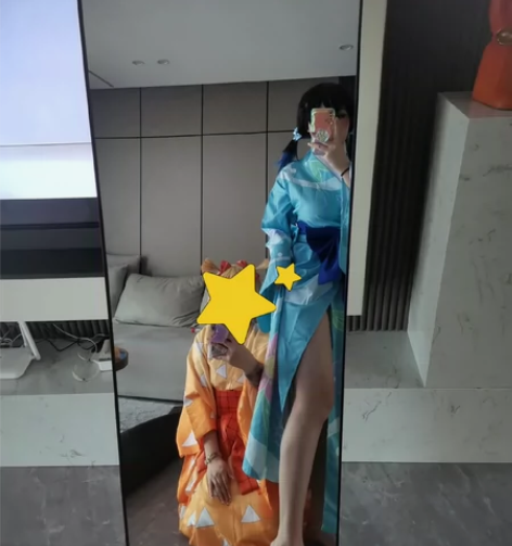 鬼灭之刃嘴平伊之助花街cos服大全套 有衣...