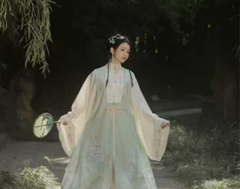 司裳青雨 兰花令 原创正品汉服女明制立领对...
