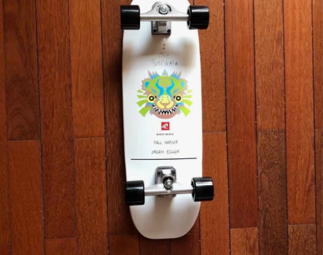 BackWave陆地冲浪板 两头翘鱼板板型...