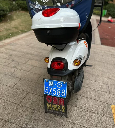 因不愿考驾照现处理9成新电动车，未满1年，...