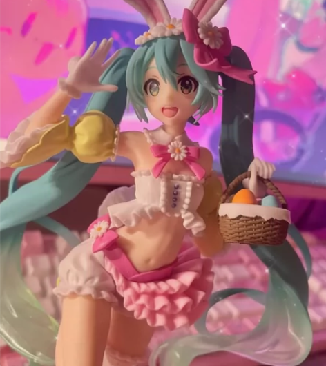 初音未来樱花兔耳手办 全新闲置出~另外关注...