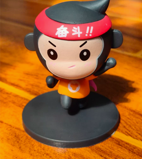 全新猿辅导学习之旅公仔手办 冲刺的小猿无滤...