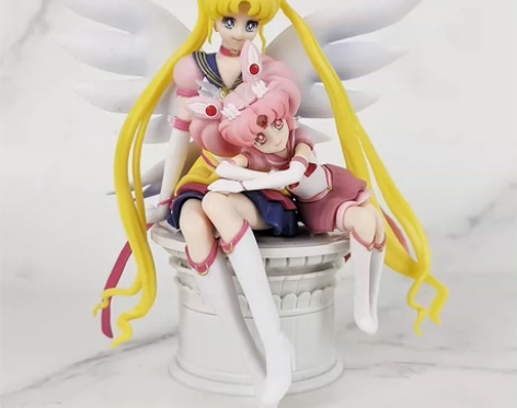 美少女战士手办  水冰月 月野兔 坐姿 模...