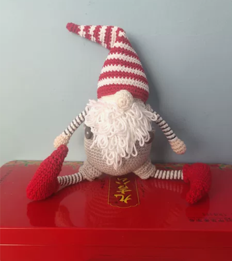 全新丑萌圣诞老人，帽子是固定在头部的，可做...