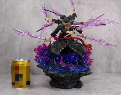 三头六臂索隆海贼王GK超大号鬼泣鬼岛阿修罗...