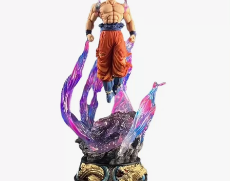 七龙珠系列自在极意功悟空孙悟空三头雕底座发...