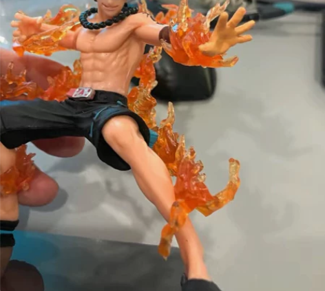 【手办清仓】海贼王火拳艾斯手办摆件 图片都...