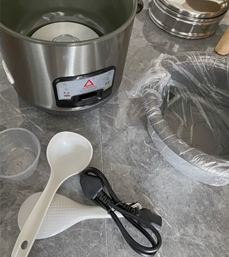 【包邮】全新家用不锈钢电饭锅三角牌老式电饭...