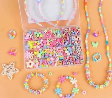 可爱布丁串珠，650粒，全新包邮 玩具女孩...