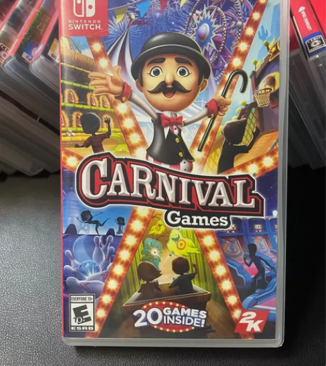 海外版体感嘉年华switch游戏卡带NS任...