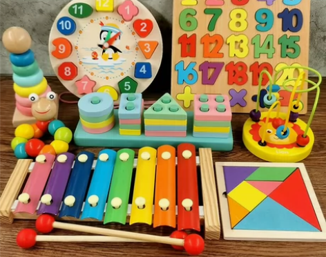 木质敲琴 婴幼儿童早教益智音乐玩具6-12...