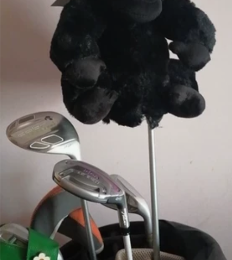 自带玩偶改造费！高尔夫杆头套帽套保护套一号...