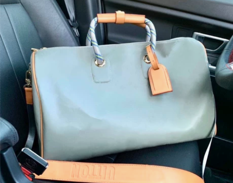 专柜镭射款旅行包男女同款旅行包健身包 50...