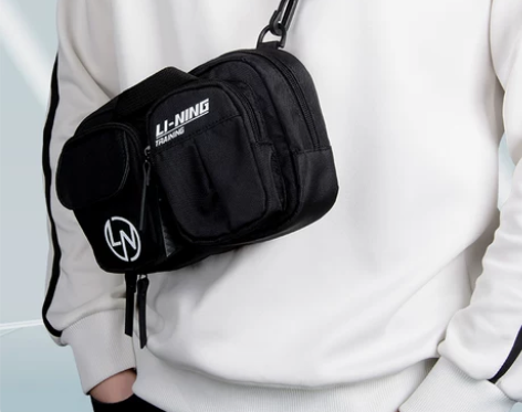 李宁腰包男潮牌小巧轻便多功能工具包旅行包单...