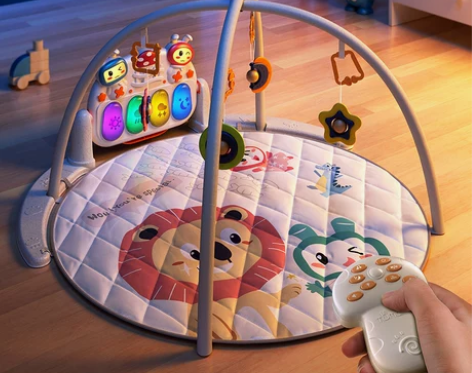 Tumamakids婴儿脚踏钢琴宝宝健身架...