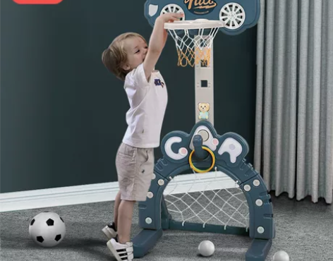 【1212价】儿童篮球架室内可升降宝宝1-...