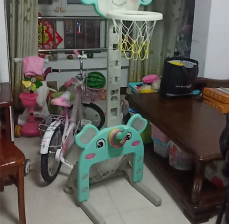 儿童篮球架 ，还可以套圈玩，室内外可用 ，...