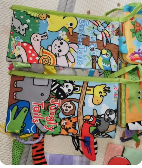 三本澳乐布书，两本Fisher Price...